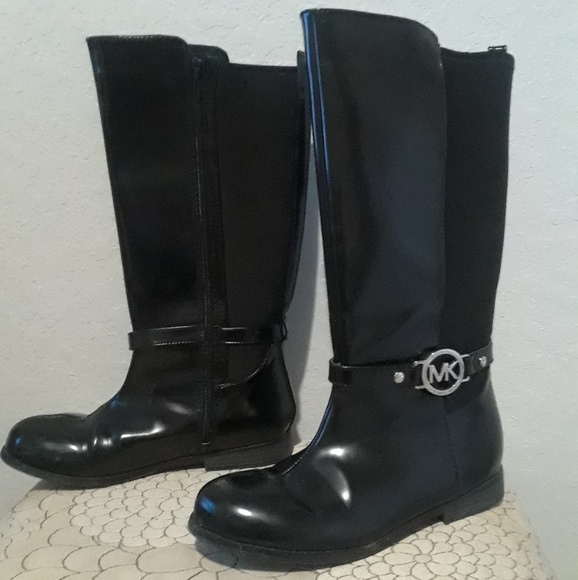 💕HP💕Michael Kors Black‎ Riding Boots*Fits 6.5* - Picture 5 of 9